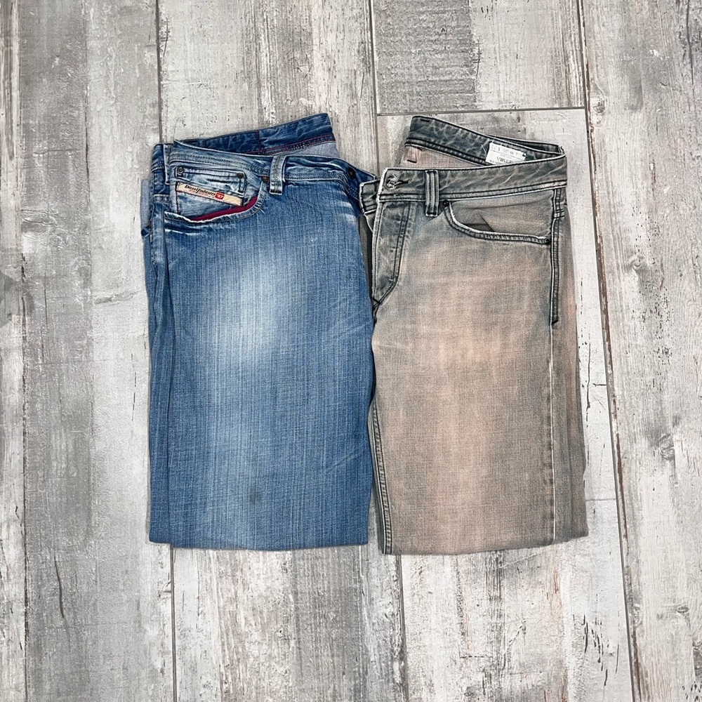 2 men diesel jeans